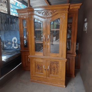 Lemari Hias Pintu 2 Kayu Jati